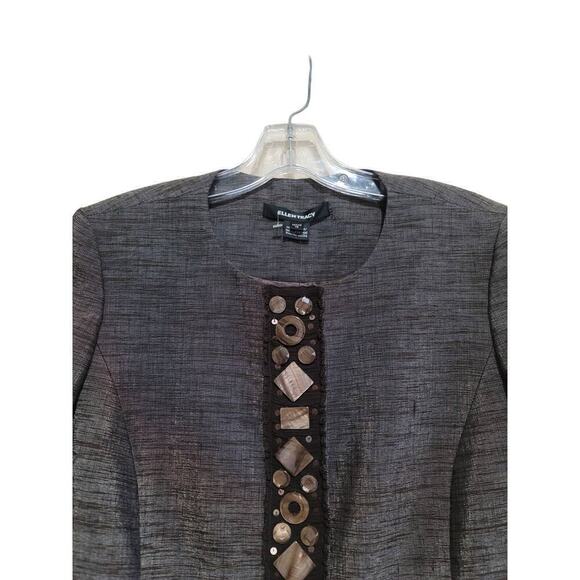 Ellen Tracy Women's Brown Jacket Sz 10Petite NWT - Picture 6 of 9